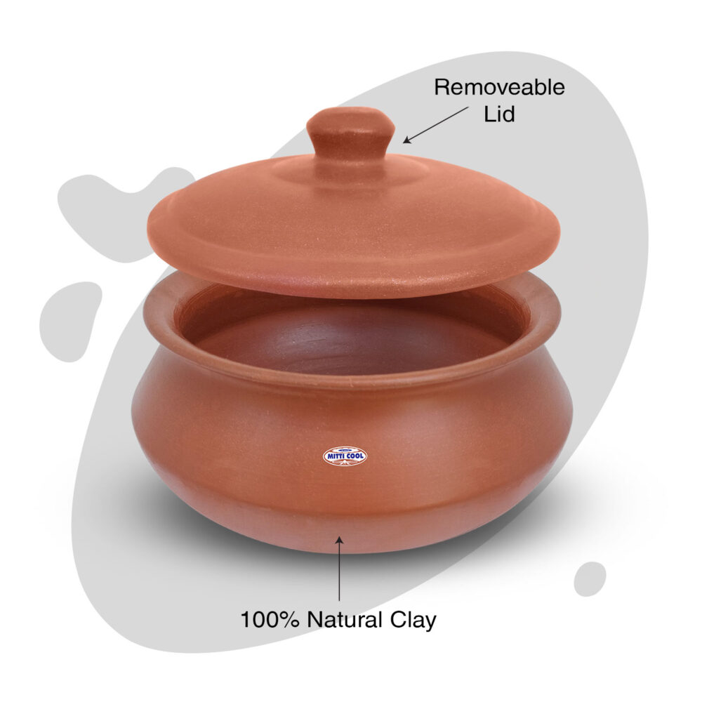 Clay Biryani Pot 2 Liter - Image 2