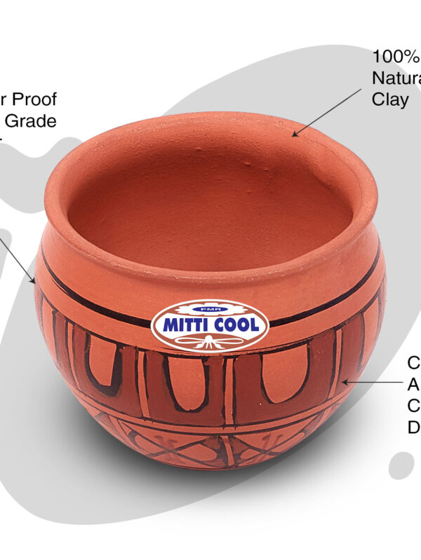 Clay Jully Cup Set 150 ml 6 piece Abstract Cross - Image 2