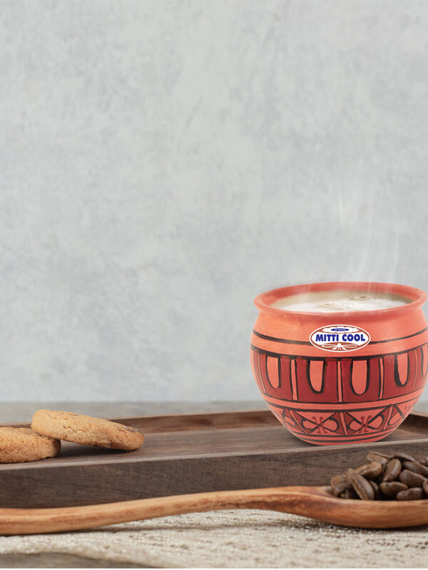 Clay Jully Cup Set 150 ml 6 piece Abstract Cross - Image 4