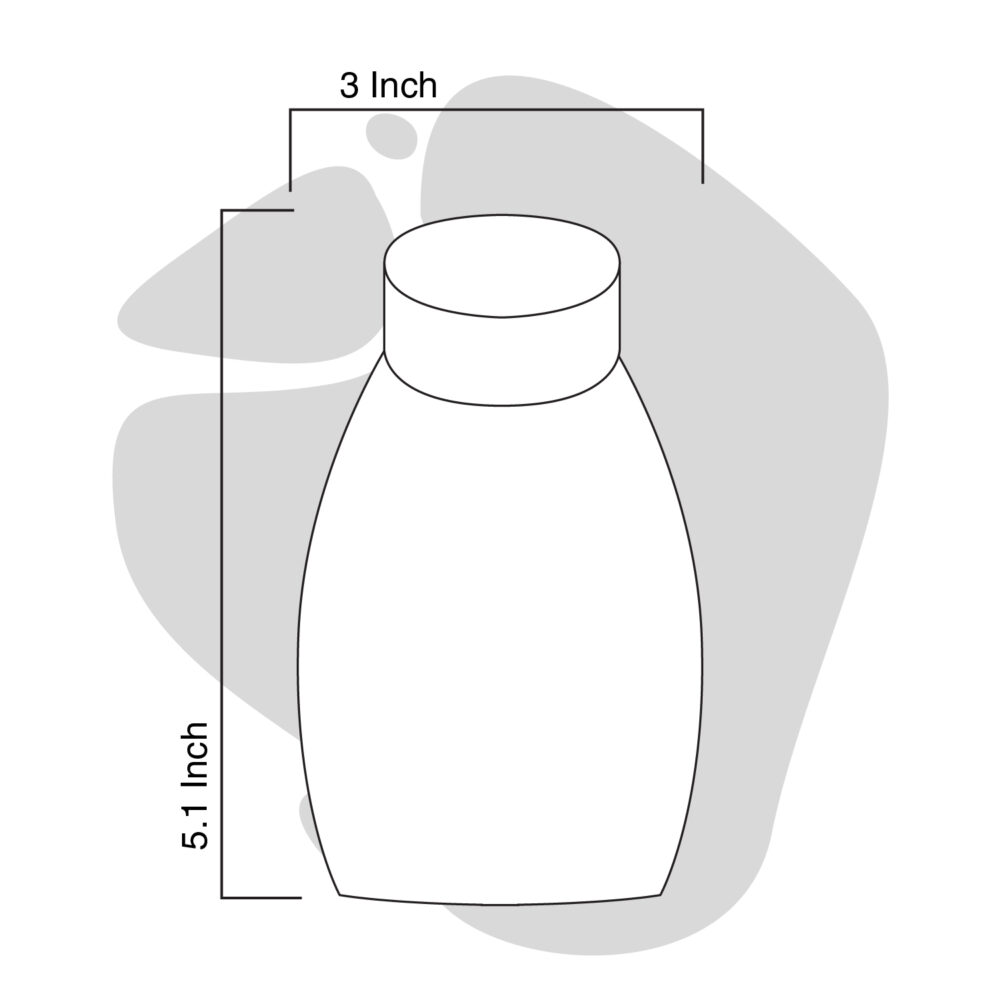 Clay Triangle Water Bottle 300 ML Warli Cart Design - Image 3