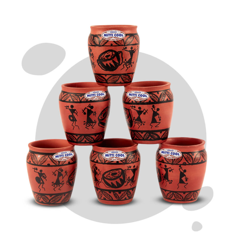 Clay Warli Timpani Glass Set 200 ml 6 piece