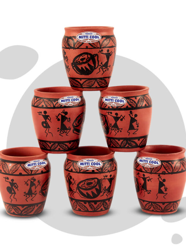 Clay Warli Timpani Glass Set 200 ml 6 piece