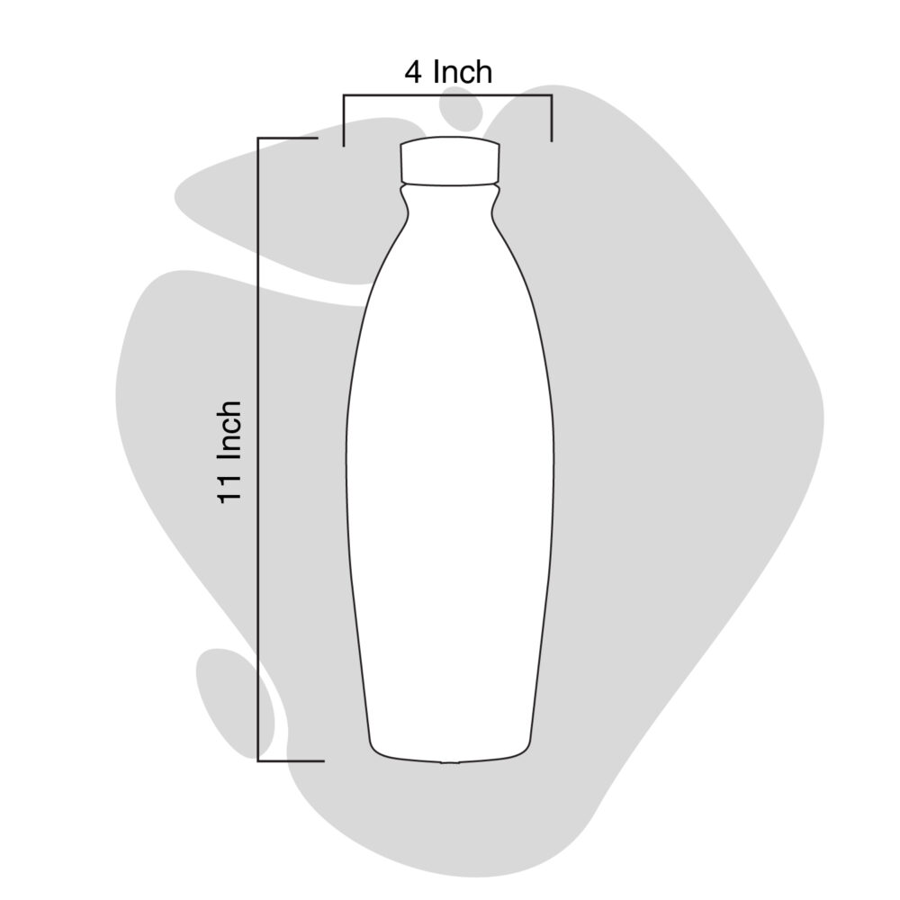 Clay Water Bottle 1 Litre - Image 3