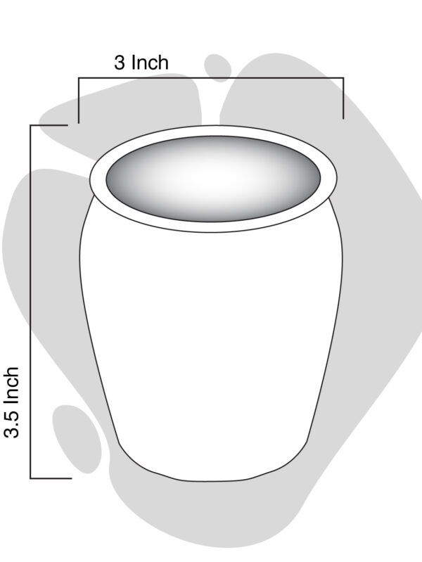 Clay Glass Set 200 ML (6 piece) - Image 3