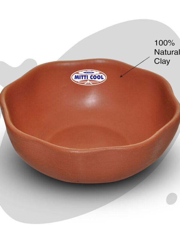 Clay Flower Bowl Set 6 Pieces 250 ml - Image 2