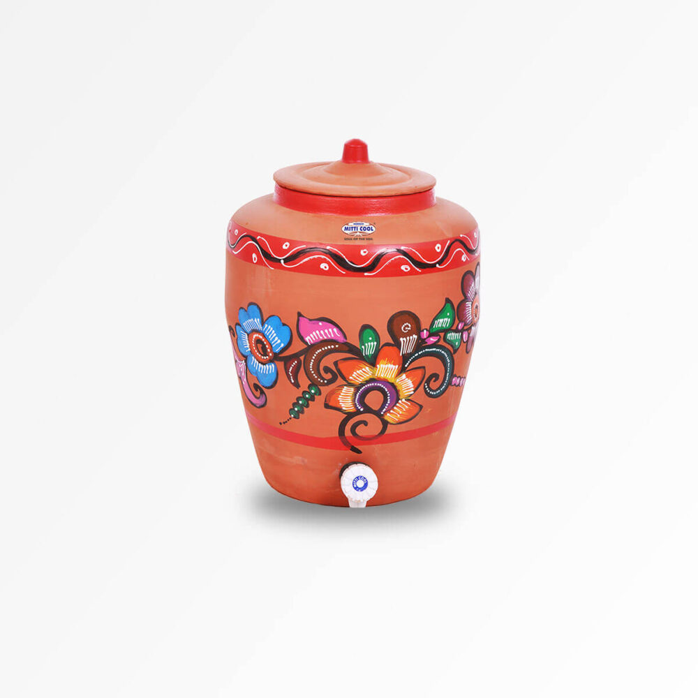 Clay Red Water Pot 13 Litres - Image 2