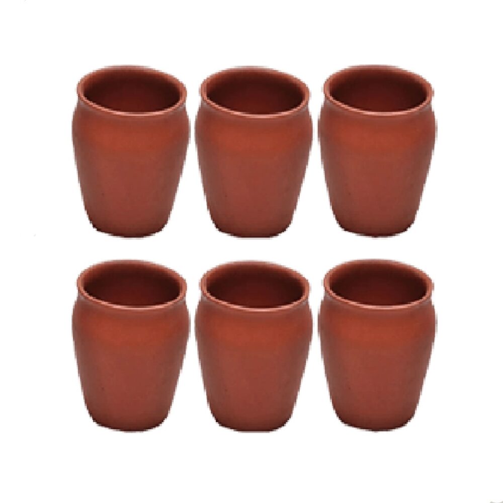 Clay Glazed Glass Set 150 ml 6 piece