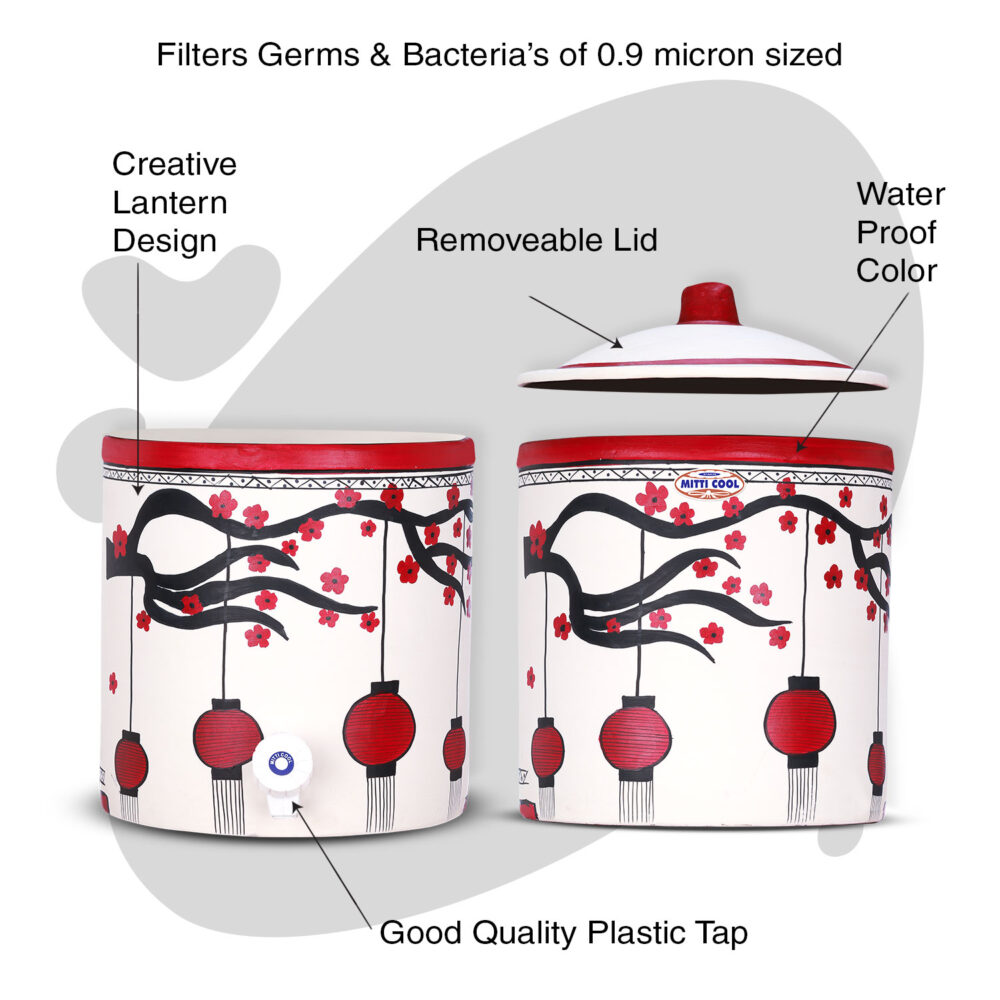 Clay Water Filter 20 liter (Lantern) - Image 2