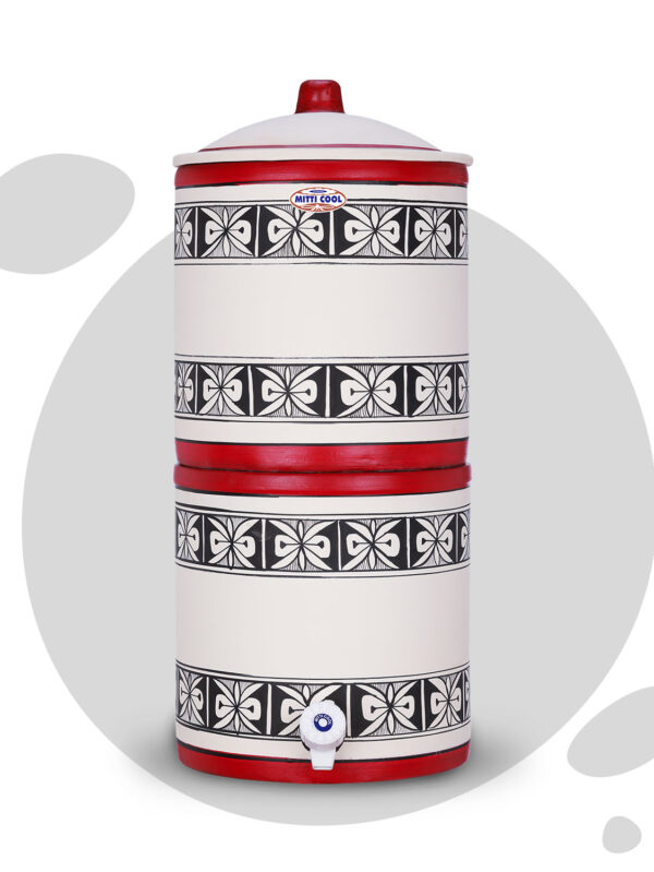 Clay Water Filter 20 liter (Spider-Border)