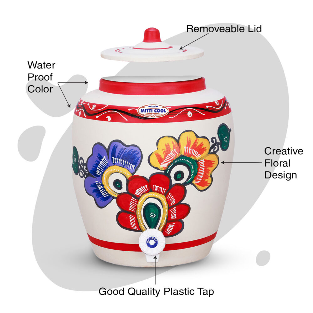 Clay Water Pot 11 Litres - Image 2